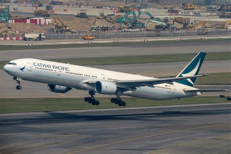 國泰波音777-300機翼位置|Cathay Pacific Boeing 777.